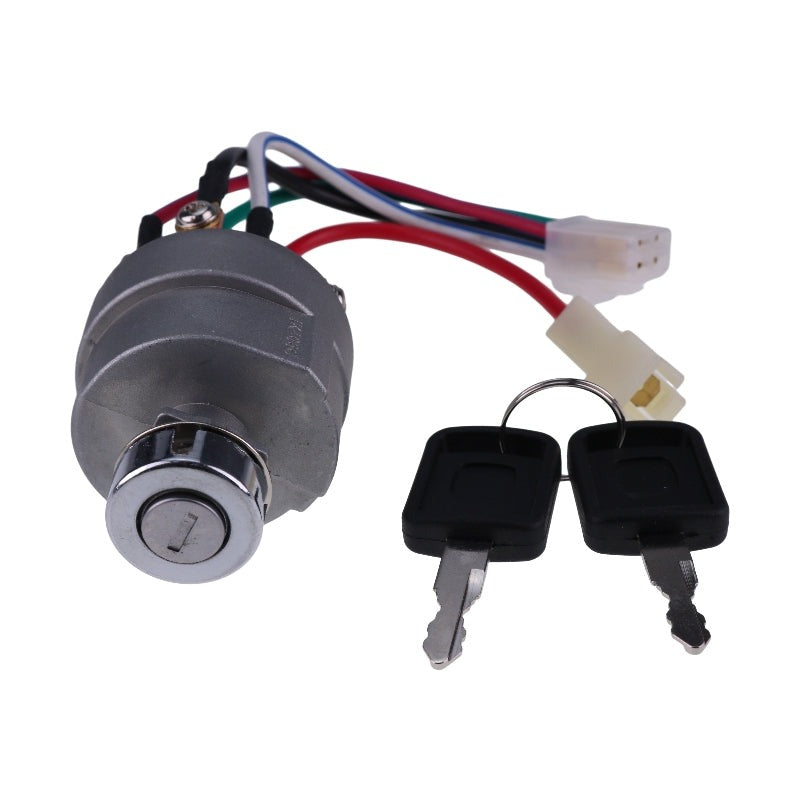 Ignition Switch 194215-52110 fits Yanmar Engine 2TNV70 3TNE68 3TNV76 4TNE88 Tractor FX20 FX24D FX28 FX32D FX42 Generator EG100I EG140I